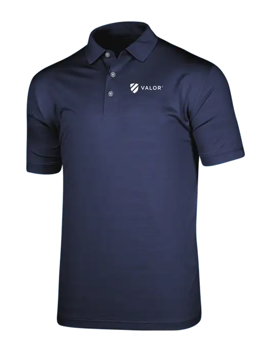 Callaway Vibrant Navy Ventilated Polo w/Valor Logo