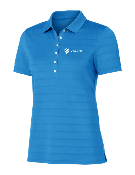 Callaway Womens Royal Blue Ventilated Polo w/Valor Logo