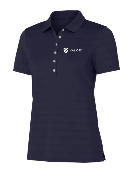 Callaway Womens Navy Ventilated Polo w/Valor Logo
