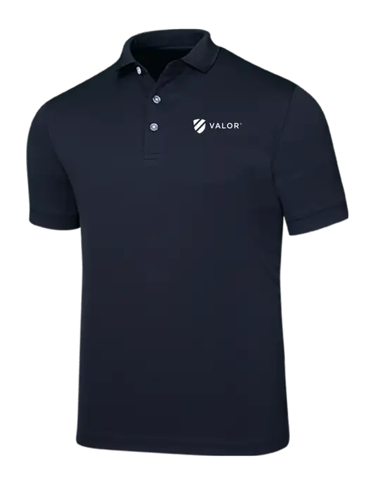 Callaway Ottoman Navy Polo w/Valor Logo