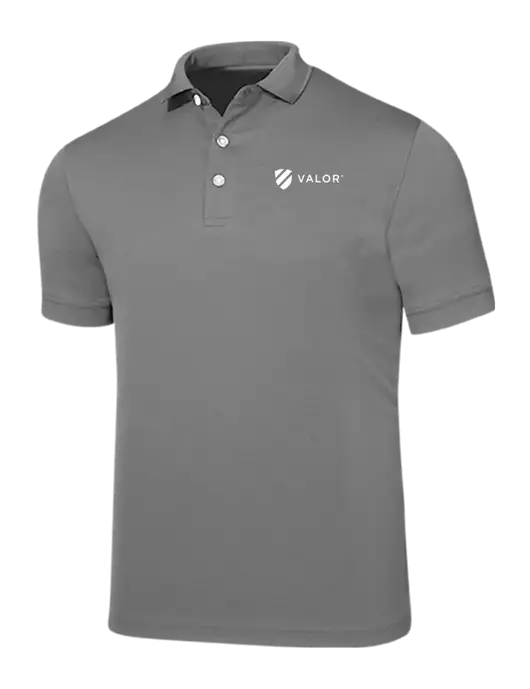 Callaway Ottoman Medium Grey Polo w/Valor Logo