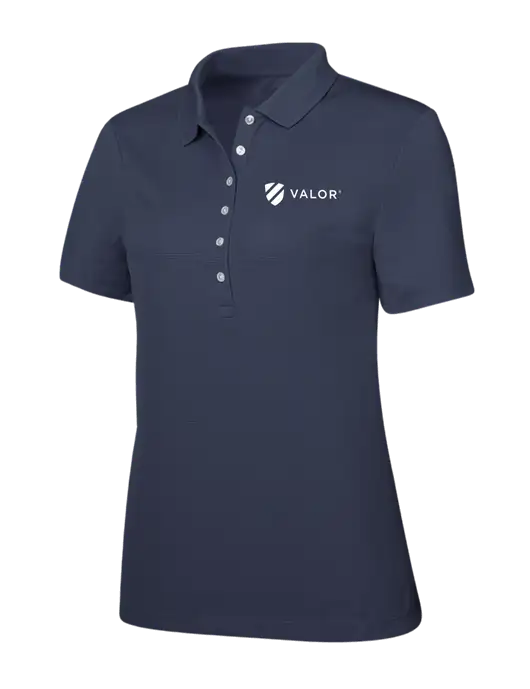 Callaway Womens Ottoman Navy Polo w/Valor Logo