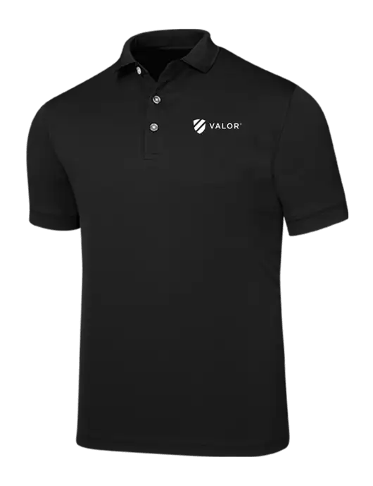 Callaway Ottoman Black Polo w/Valor Logo