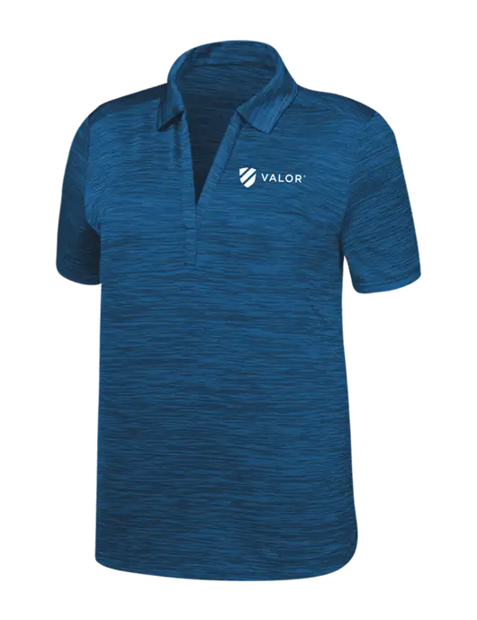 Callaway Womens Medium Slate Blue Broken Stripe w/Valor Logo