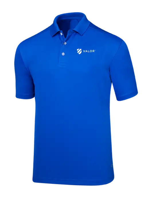 Callaway Core Royal Blue Performance Polo w/Valor Logo