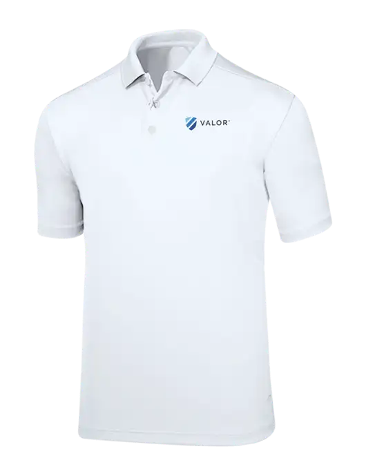 Callaway Core Bright White Performance Polo w/Valor Logo