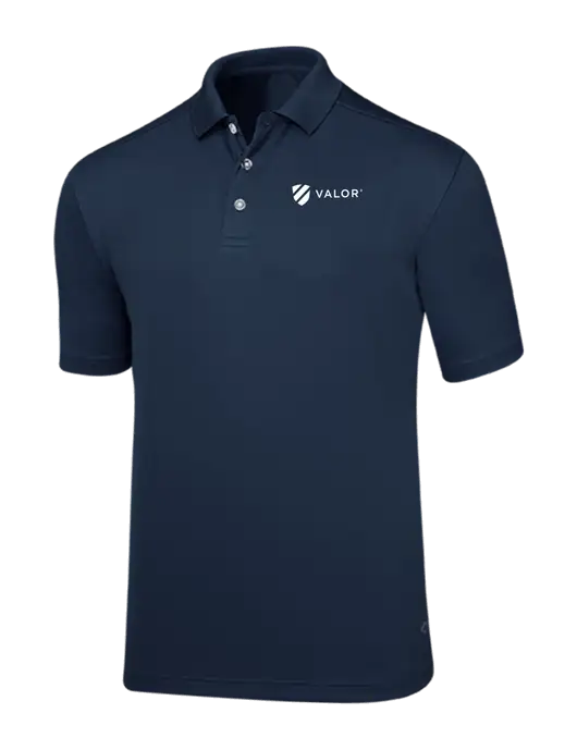 Callaway Core Navy Performance Polo w/Valor Logo