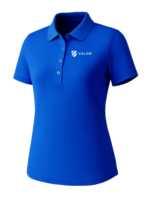 Callaway Womens Core Royal Performance Polo w/Valor Logo