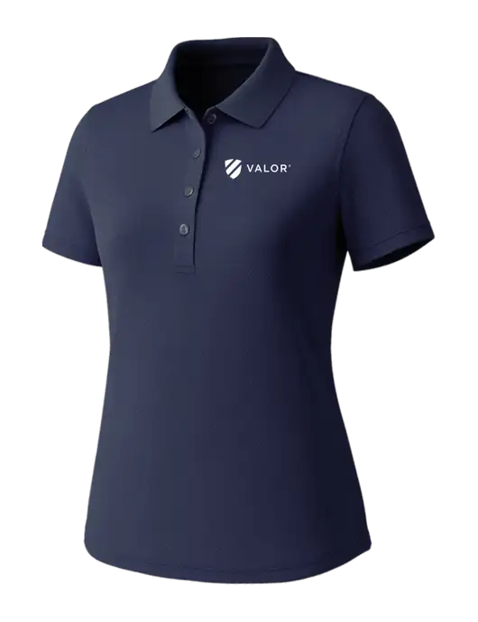 Callaway Womens Core Navy Performance Polo w/Valor Logo