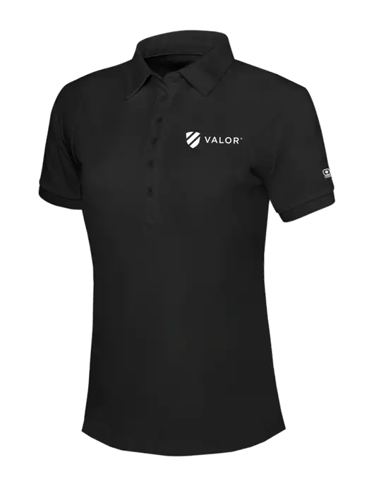 OGIO Womens Blacktop Jewel Polo w/Valor Logo