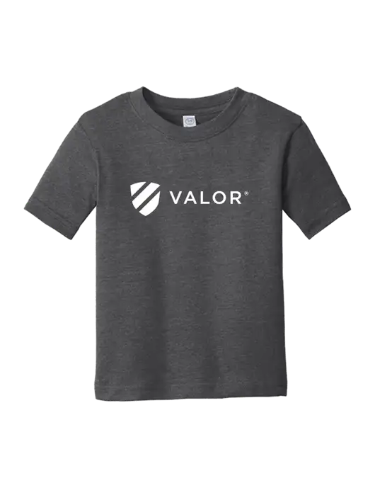Rabbit Skins Vintage Smoke Toddler Fine Jersey Tee w/Valor Logo