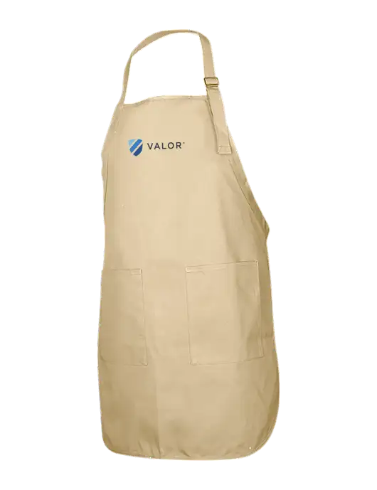Full-Length Stone Apron With Pockets w/Valor Logo
