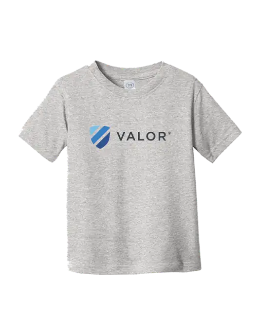 Rabbit Skins Light Grey Heather Toddler Fine Jersey Tee w/Valor Logo