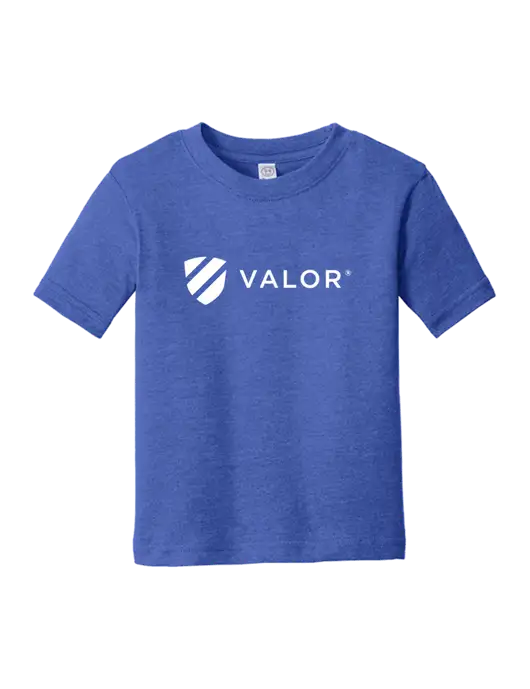Rabbit Skins Vintage Royal Toddler Fine Jersey Tee w/Valor Logo