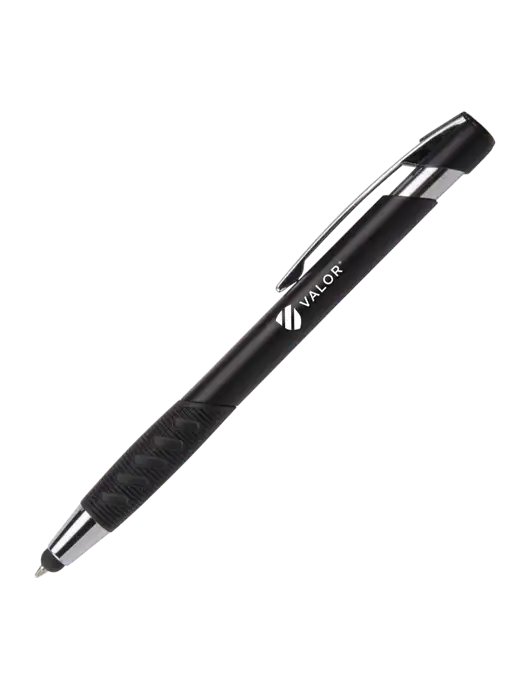 Alize Black Stylus Black Ink Pen w/Valor Logo
