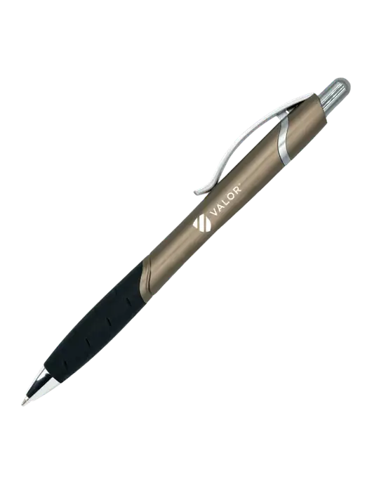 Summerhill Grey Pen - Black Ink w/Valor Logo