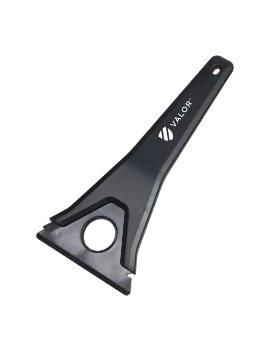 TriBlade Black Windshield Scraper w/Valor Logo