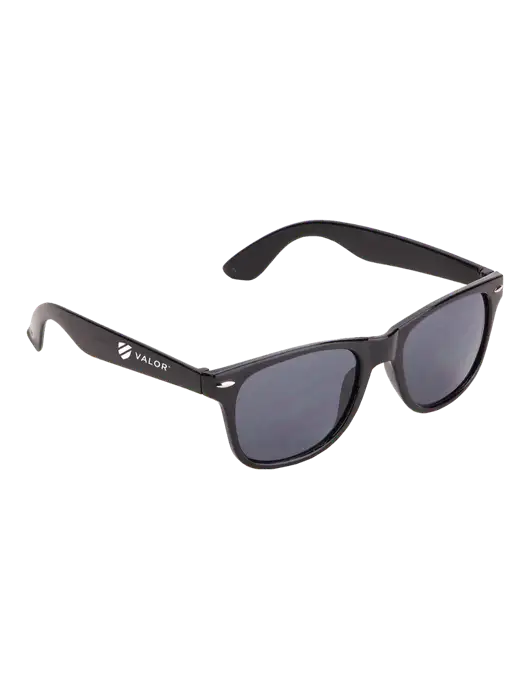 Daytona Black Sunglasses w/Valor Logo
