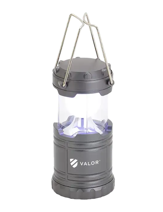 Gunmetal Mini Retro Lantern w/Valor Logo