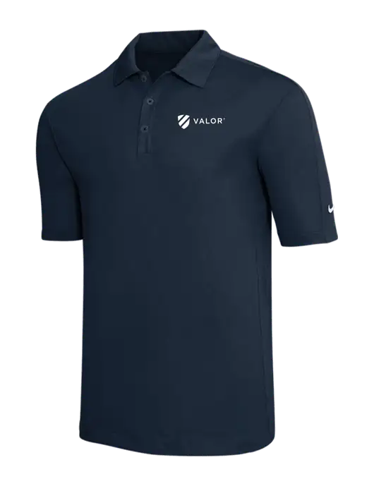Nike Navy Tech Sport Dri-FIT Polo w/Valor Logo