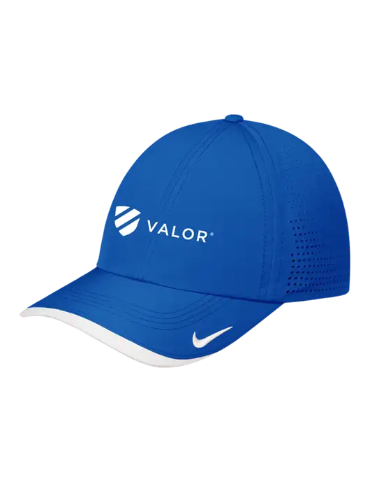 Nike Royal/White Dri-FIT Perforated Performance Cap w/Valor Logo