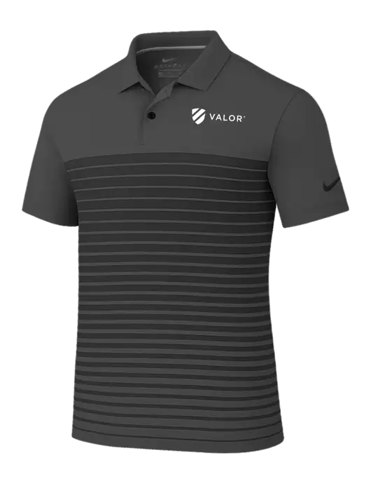 Nike Dark Grey Dri-FIT Vapor Block Polo w/Valor Logo