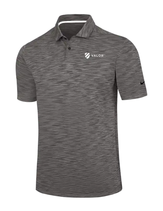 Nike Dark Grey Dri-FIT Vapor Space Dyed Polo w/Valor Logo