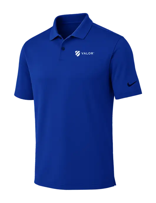 Nike Dark Royal Dri-FIT Vapor Polo w/Valor Logo