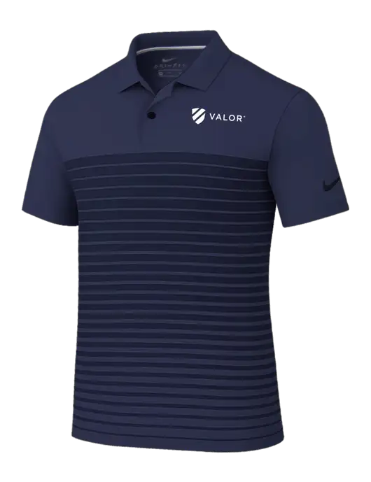 Nike Navy Dri-FIT Vapor Block Polo w/Valor Logo