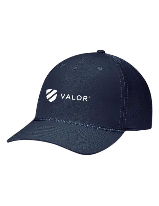 Richardson Laser Perf Performance Dark Navy/Navy-Grey-Blue Rope Cap w/Valor Logo