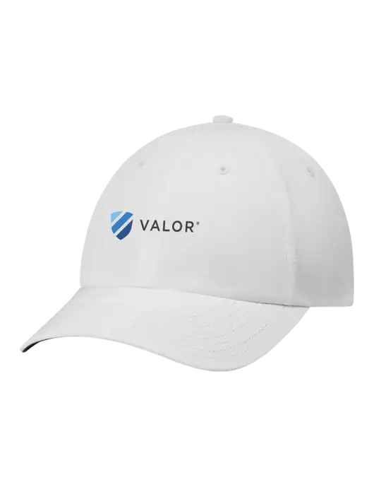 Richardson Relaxed Performance Lite White Cap w/Valor Logo
