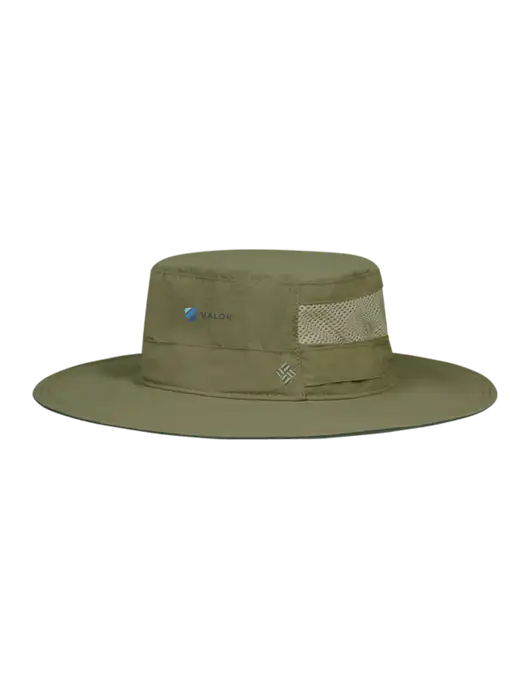 Columbia Dark Tan Bora Bora Booney  Hat w/Valor Logo