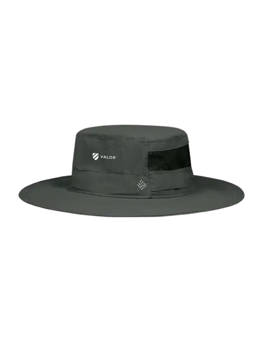 Columbia Dark Grey Bora Bora Booney  Hat w/Valor Logo