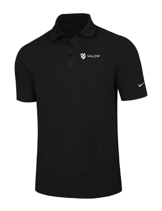 Nike Black Dri-FIT Classic Polo w/Valor Logo