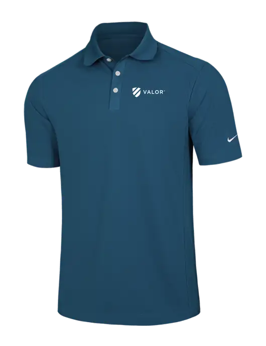 Nike Light Navy Dri-FIT Classic Polo w/Valor Logo