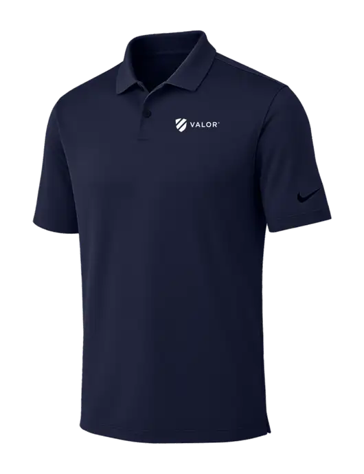 Nike Dark Navy Dri-FIT Vapor Polo w/Valor Logo