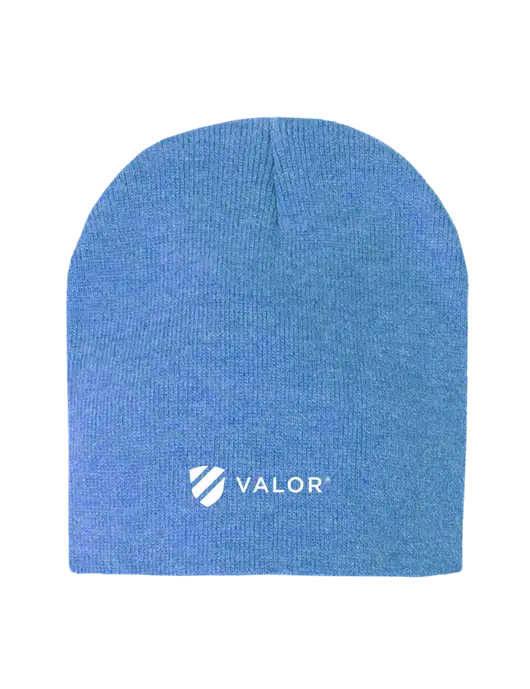 Royal Heather Element Knit Beanie w/Valor Logo