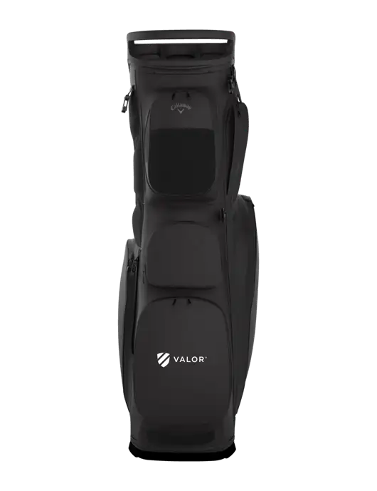 Callaway Fairway 14 Black Stand Golf Bag w/Valor Logo
