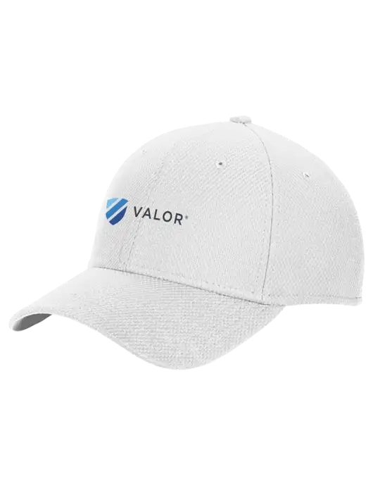 New Era Diamond Era White Stretch Cap w/Valor Logo
