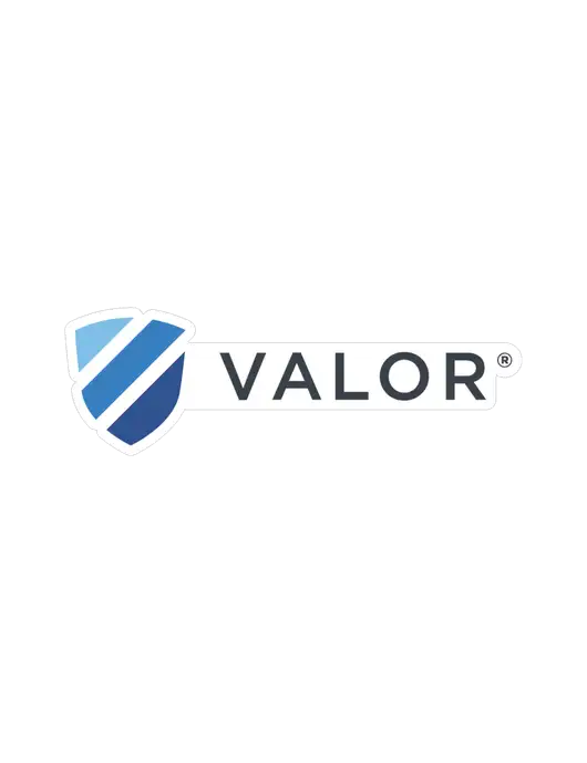 Valor Extra Large Decal (11.5"w)