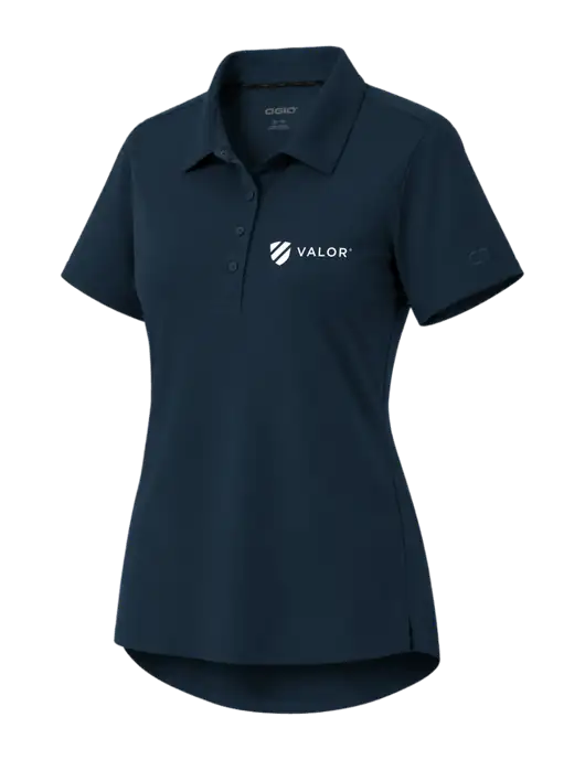 OGIO Womens Envision Dark Navy Polo w/Valor Logo