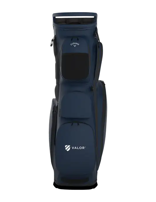 Callaway Fairway 14 Navy Stand Golf Bag w/Valor Logo