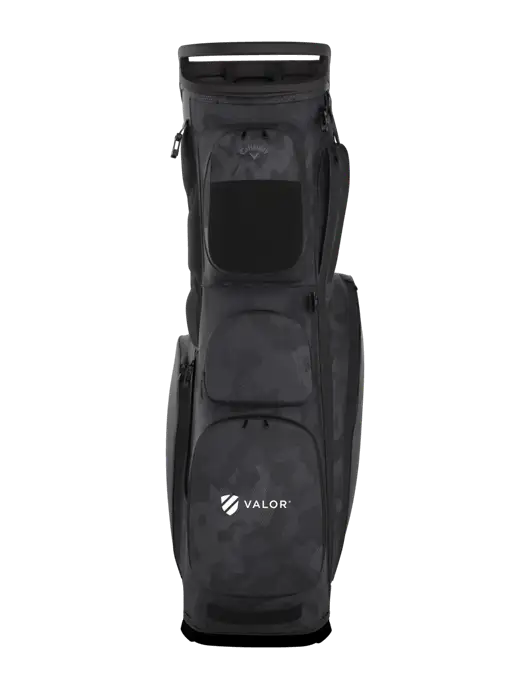 Callaway Fairway 14 Black/Camo Stand Golf Bag w/Valor Logo