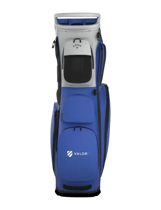Callaway Fairway 14 Royal/Silver Stand Golf Bag w/Valor Logo